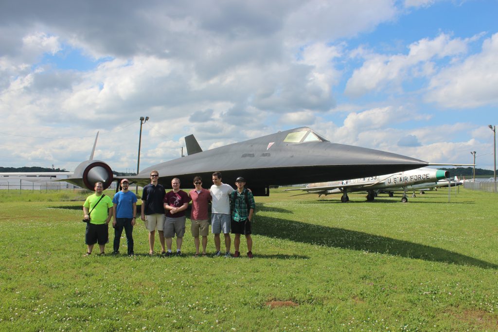 University of Alabama AEM 617 students visit the Southern Musuem of Flight's A-12